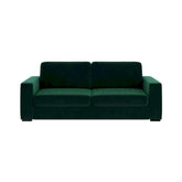 Canapea extensibila 3 locuri verde smarald textil Lago Mesonica